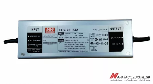 LED power supply 300W / 24V ELG-300-24A