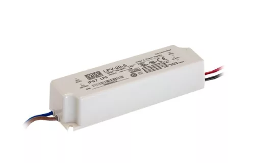 LED power supply 20W / 24V MeanWell LPV-20-24