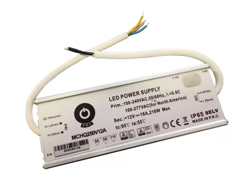 LED power supply 216W / 12V MCHQ250V12A