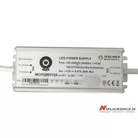 LED power supply 80W / 12V MCHQ80V12A