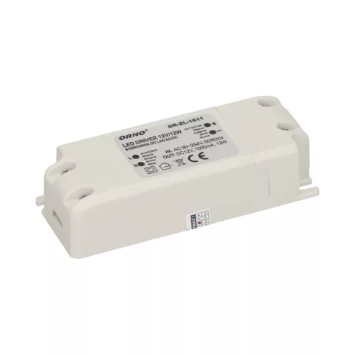 Power supply LED 12W / 12V OR-ZL-1611