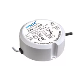   HYRITE RPV-12U36, LED power supply 36W / 12V, IP67, ø=55mm, wall box shape