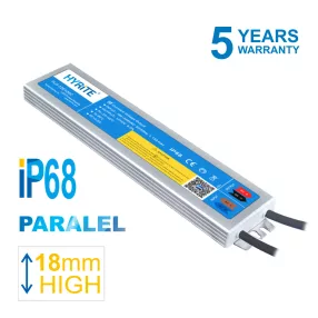   HYRITE TLG-12E100C, professional LED power supply 100W/12V, IP68, 18MM, PARALEL