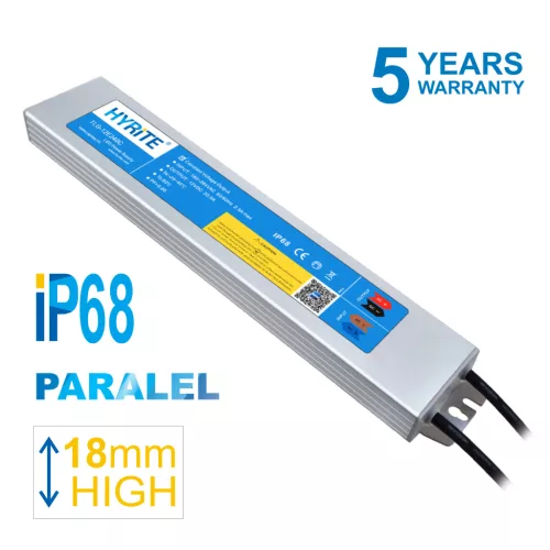 HYRITE TLG-12E240C, professional LED power supply 240W/12V, IP68, 18MM, PARALEL