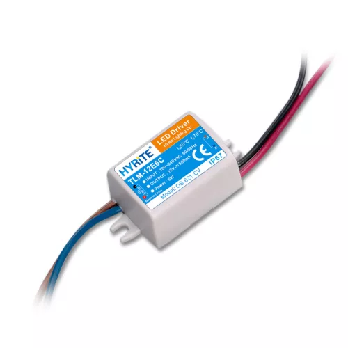 HYRITE TLM-12E6C, LED power supply 6W / 12V,  IP67, mini